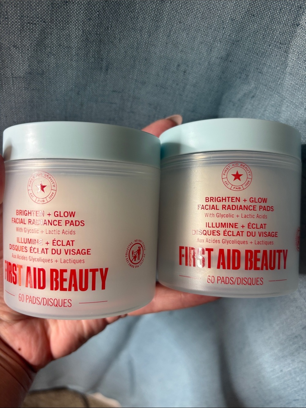 First Aid Beauty facial radiance pad bundle